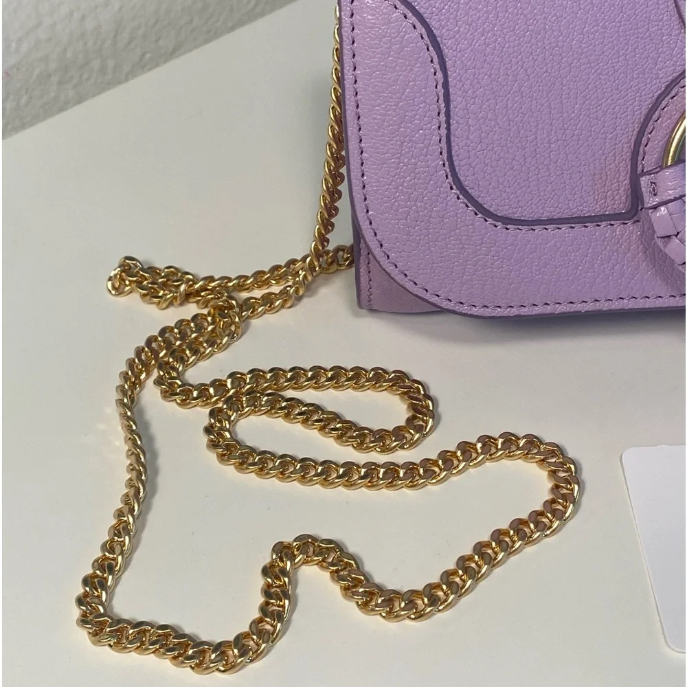 NWT See By Chloé Leather Hana Continental Chain Wallet - Picture 9 of 12